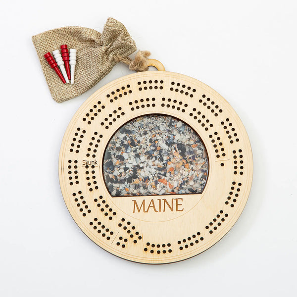 Maine Crushed Shell Cribbage Boards