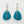 Load image into Gallery viewer, Cultured Sea Glass Silver-Wrapped Earrings
