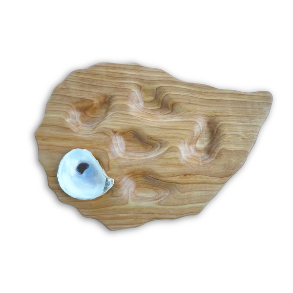 Hand-Carved Oyster Platters