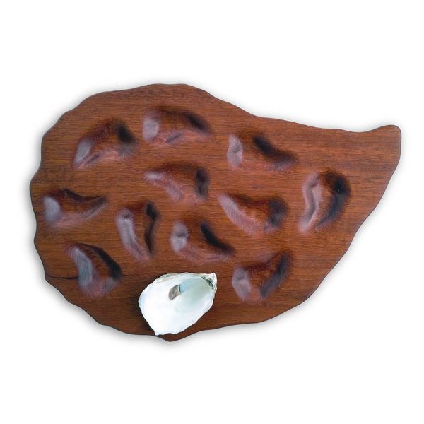 Hand-Carved Oyster Platters