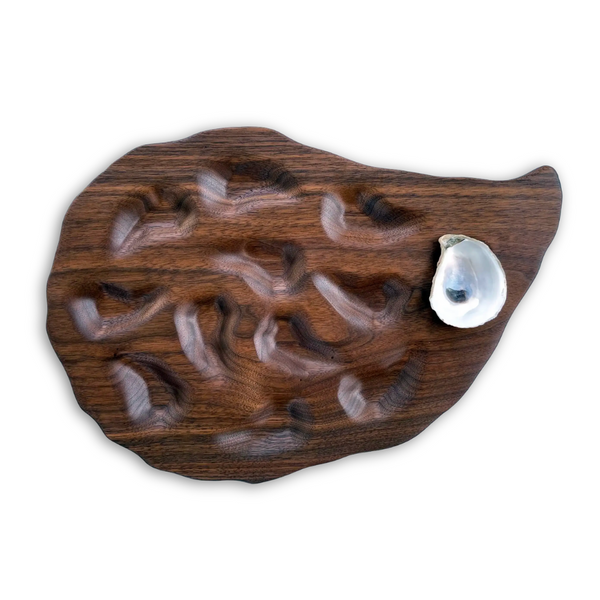 Hand-Carved Oyster Platters