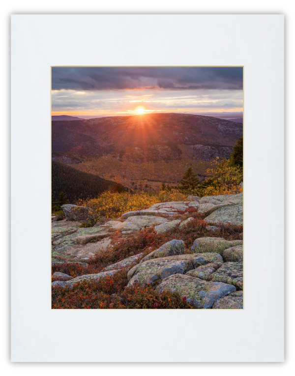 Acadia Sunset Print