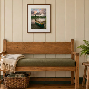 Allagash Canoe Trip print by Down East Prints featuring a scenic canoe journey through Maine wilderness