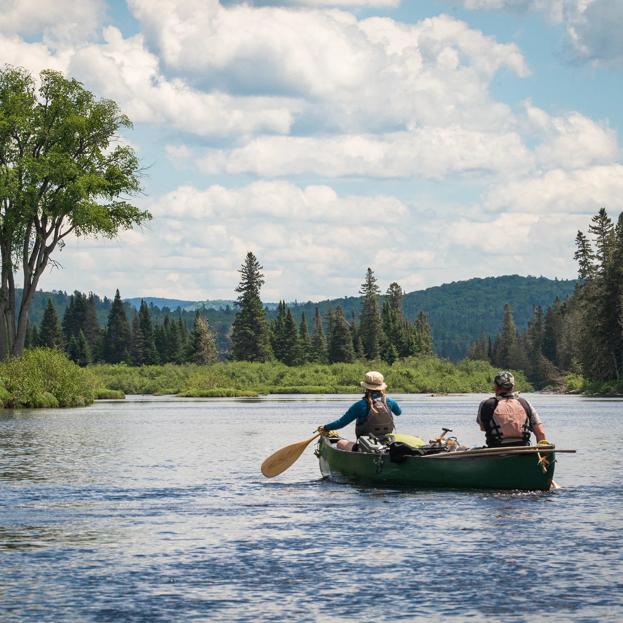 canoe camping Allagash Canoe Adventure