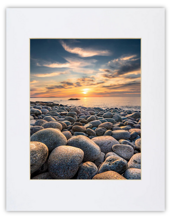 Boulder Beach, Acadia Print