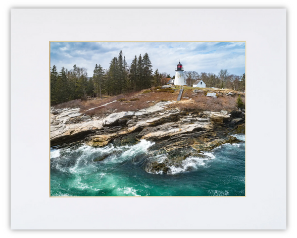 Burnt Island Lighthouse Print