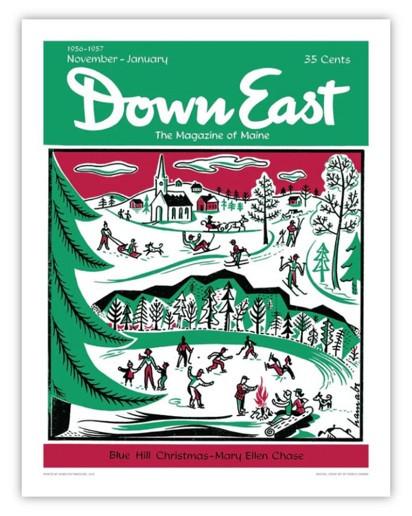 Down East Magazine Cover Poster November 1956 - January 1957