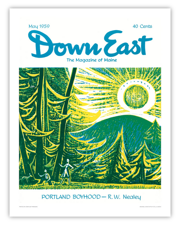 Down East Magazine Cover Poster May 1959