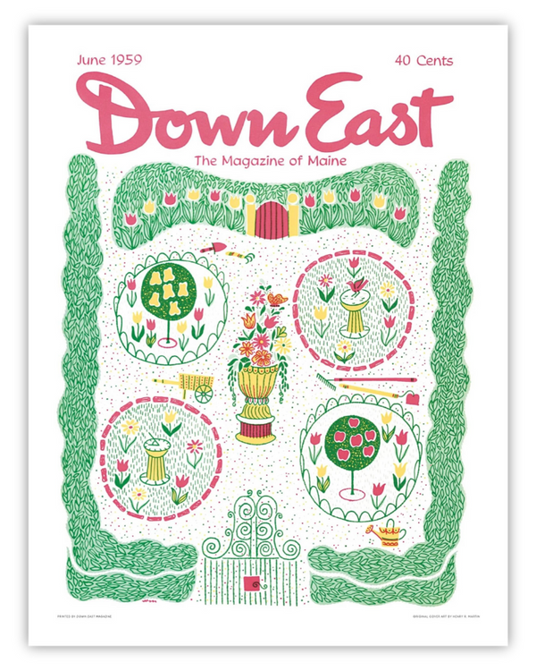 Down East Magazine Cover Poster June 1959