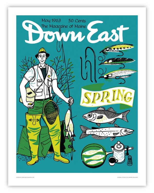Down East Magazine Cover Poster May 1963