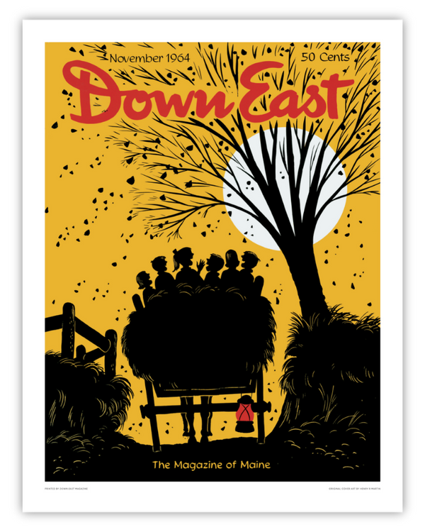 Down East Magazine Cover Poster November 1964