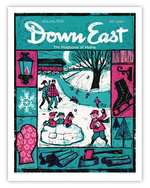 Vintage-Style Travel Posters, Maine Travel Decor, Down East Shop