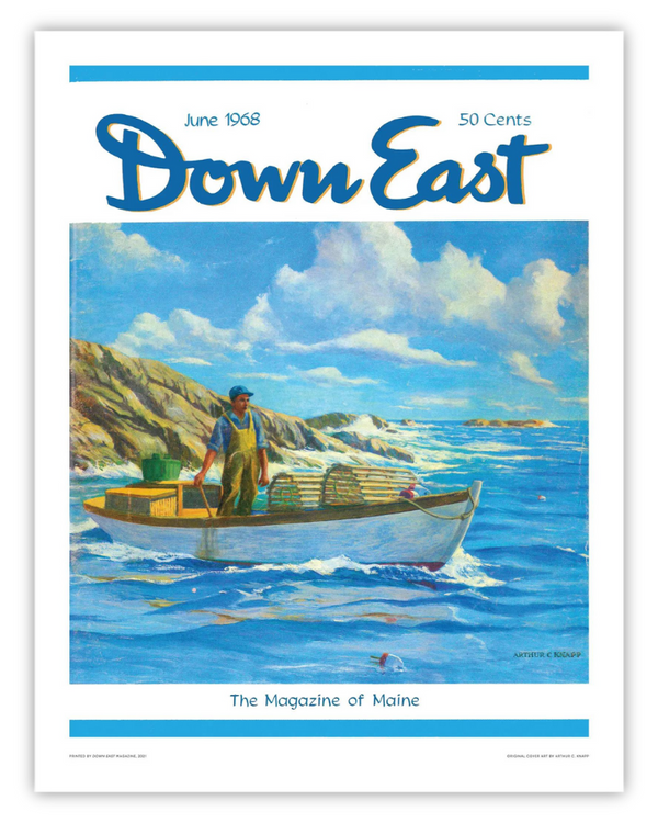 Down East Magazine Cover Poster June 1968