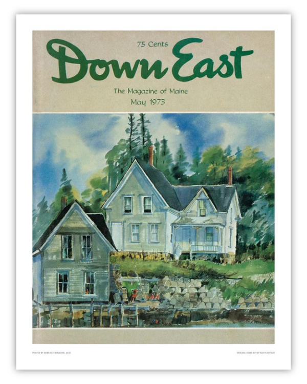 Down East Magazine Cover Poster May 1973