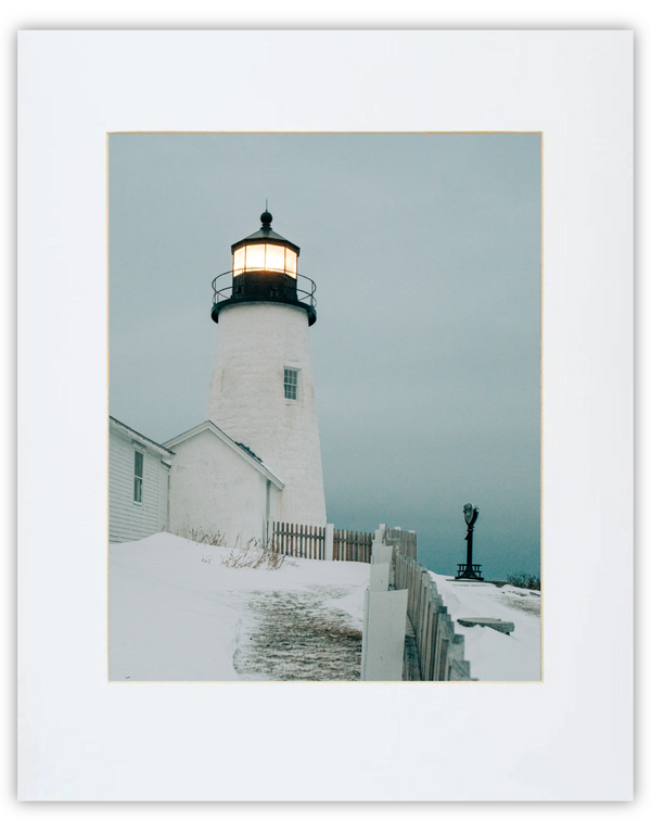 Pemaquid in Winter Print