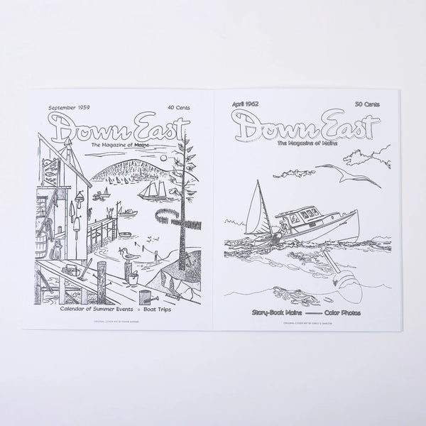 Down East Classic Covers Coloring Book