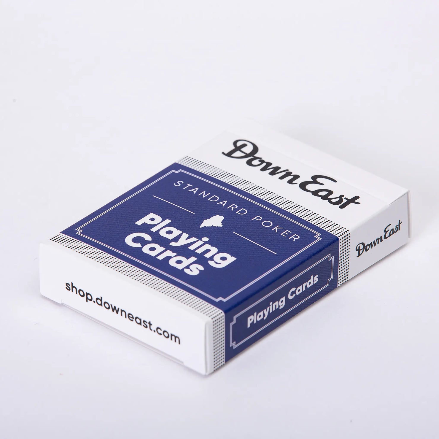 Pine & Anchor playing cards by Down East Products featuring nautical designs on standard playing cards for card games.
