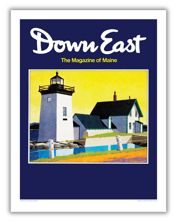 Down East Magazine Cover Poster February 1980