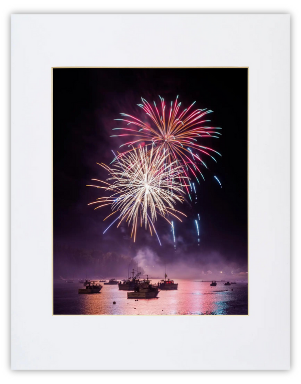 Fireworks in Tenants Harbor Print