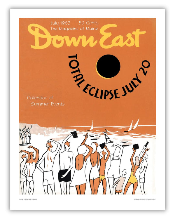 Down East Magazine Cover Poster July 1963