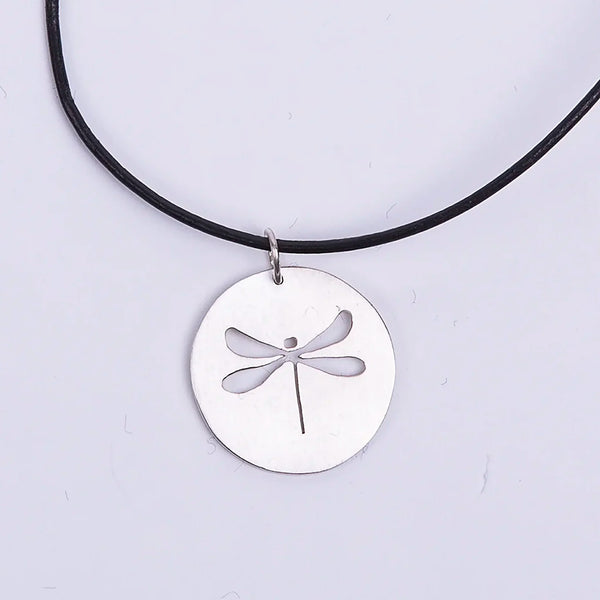 Sterling Silver Disc Pendant Necklaces