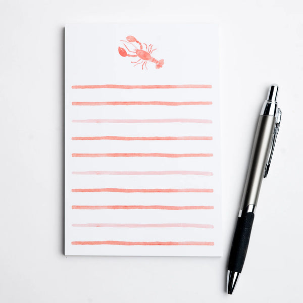 Watercolor Lobster Notepad