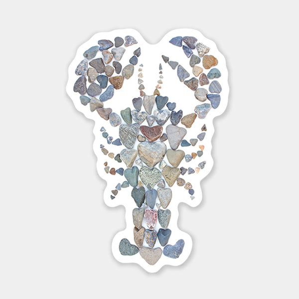 Lobster Love Rocks Sticker