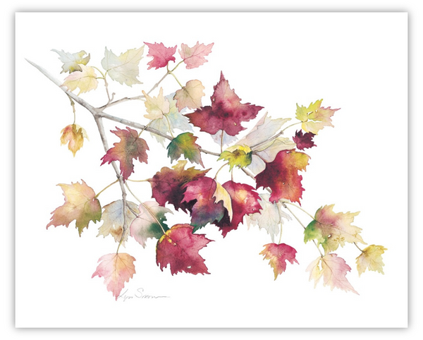 Lyn Snow Autumn Leaves Prints