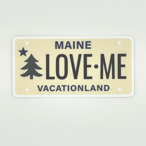 Maine License Plate Stickers