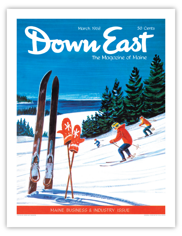 Down East Magazine Cover Poster March 1968