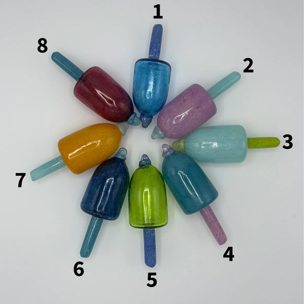 Nautical Glass Buoy Ornaments