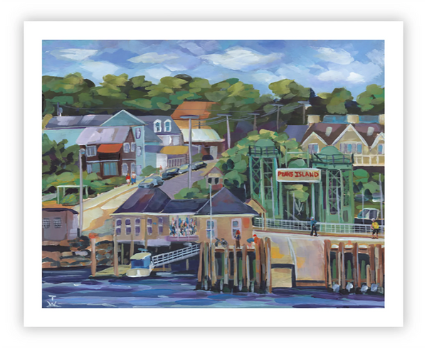 Peaks Island Print