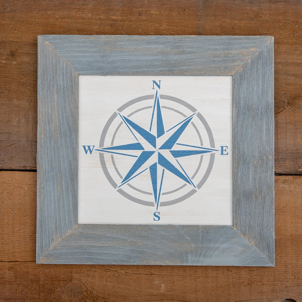 Framed Compass Rose
