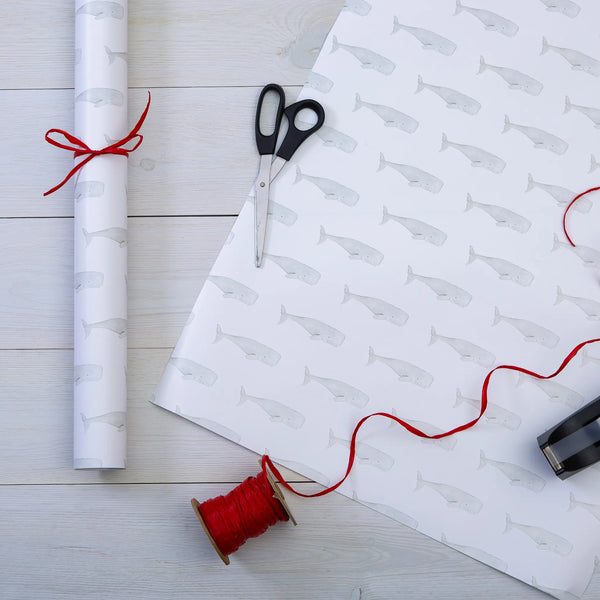 Whale Gift Wrap Roll