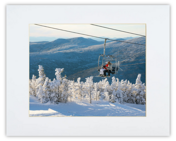 Skiing Sugarloaf Print