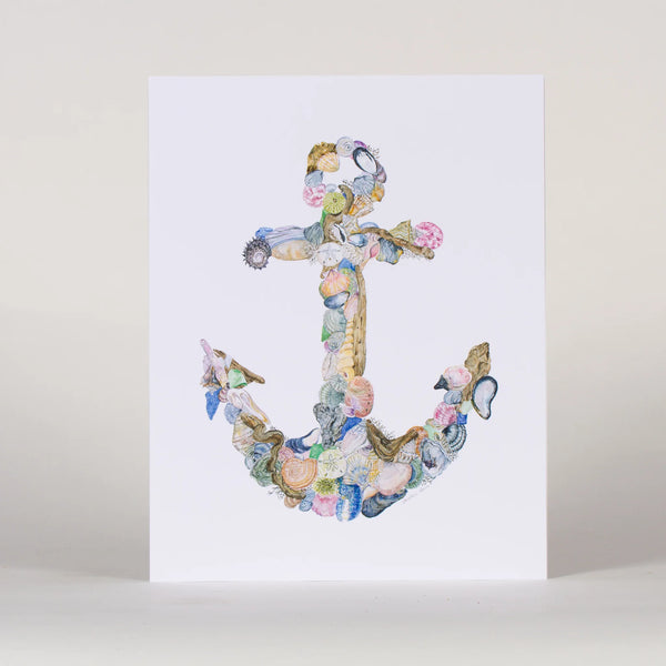 Anchors Away Watercolor Print