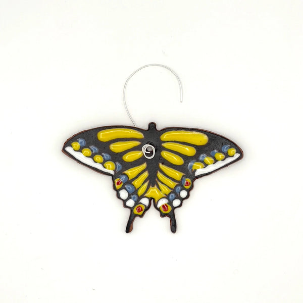 Swallowtail Butterfly Clay Ornament