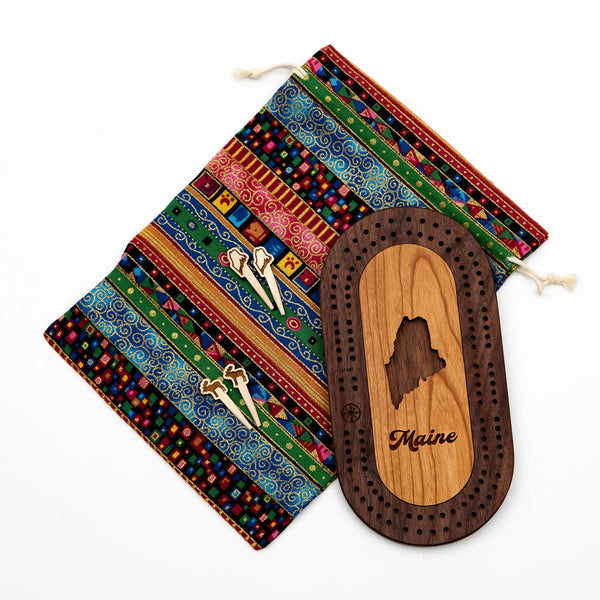 Mini Maine Cribbage Board