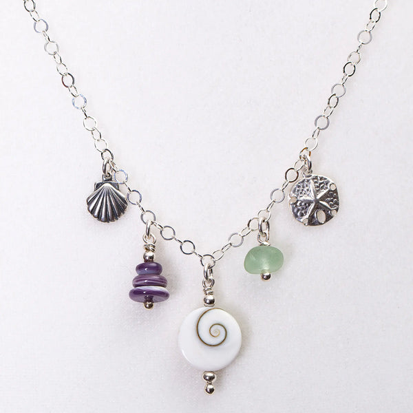 Sea Inspired Charm Necklace