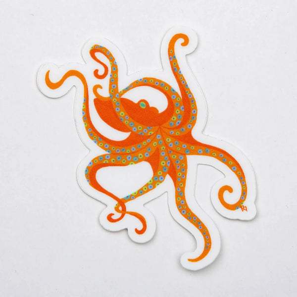 Dancing Octopus Sticker