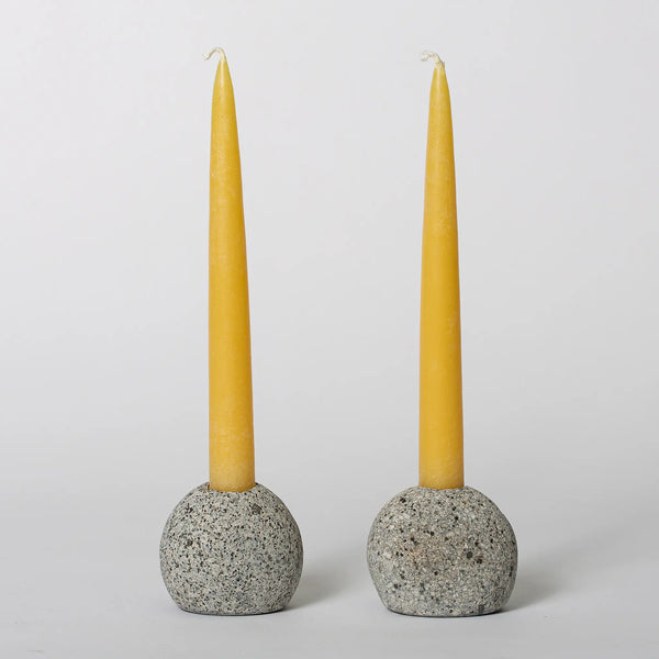 Beach Stone Candleholder