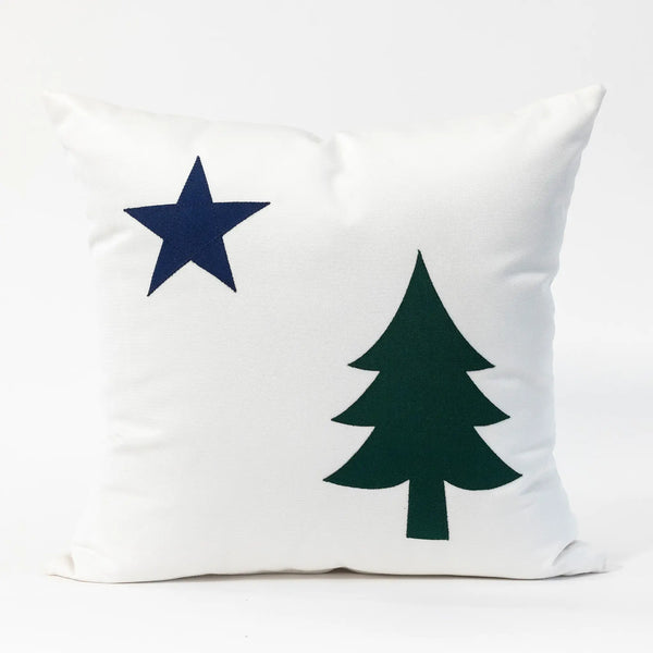 Maine State Flag Pillow