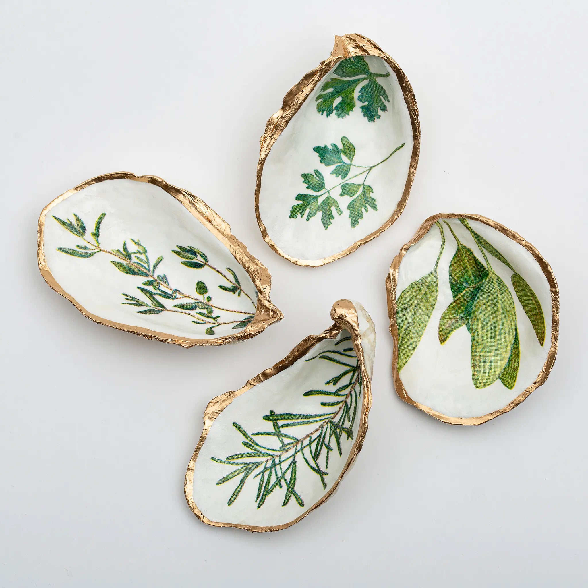 Oyster shell ring holder deals