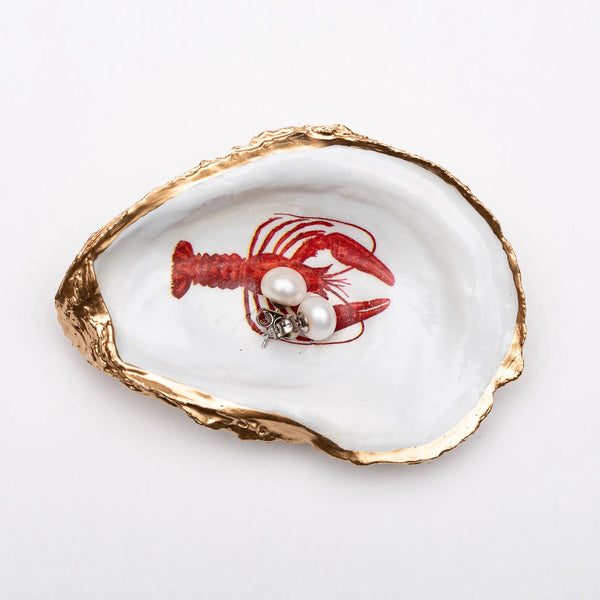 Lobster Oyster Shell Ring Dishes