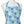 Close-up of Lola Arts linen apron featuring a Maine flower design, showcasing soft fabric and detailed floral pattern.