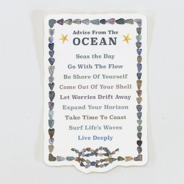 Advice from Ocean Sticker