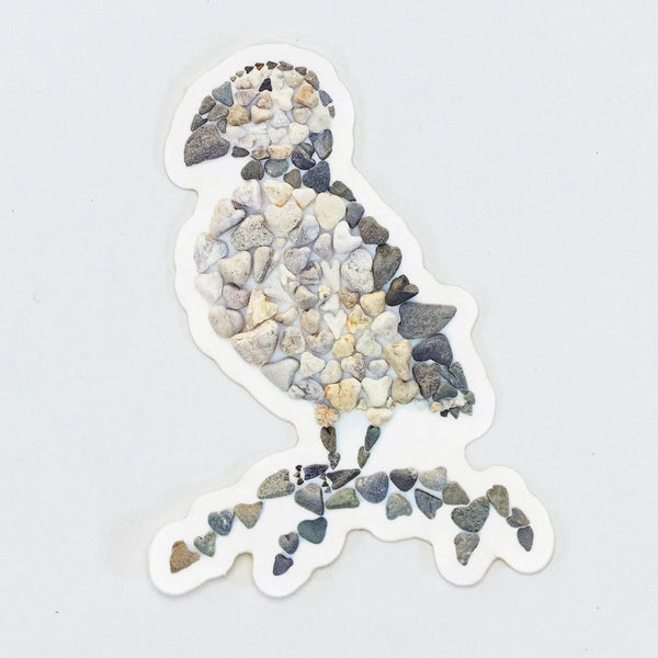 Puffin Heart Rocks Sticker