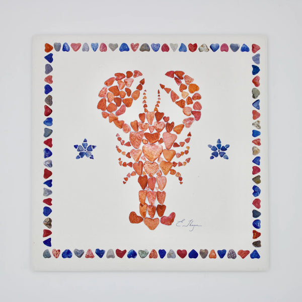 Love Rocks Trivets with Color