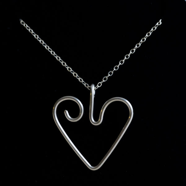 Sterling Silver Abstract Necklace