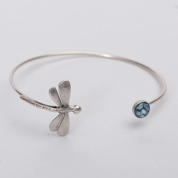 Dragonfly Open Bracelet